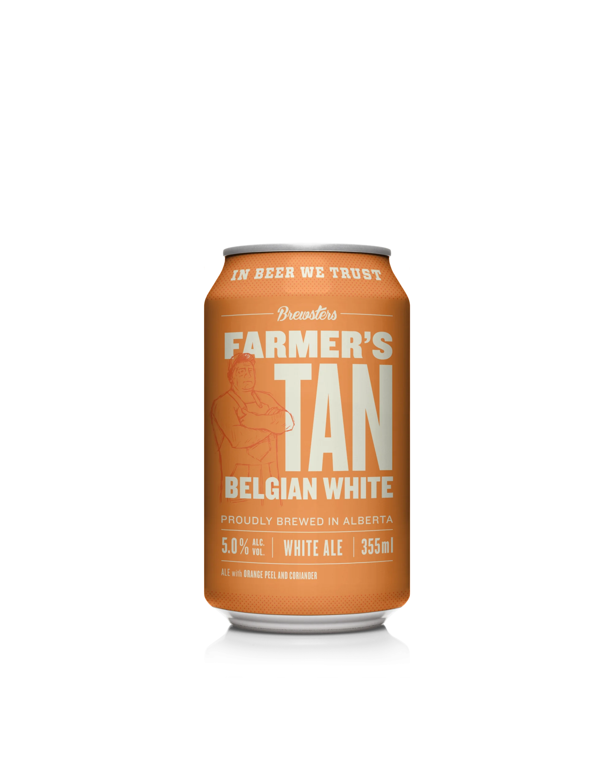 Farmers tan beer can render