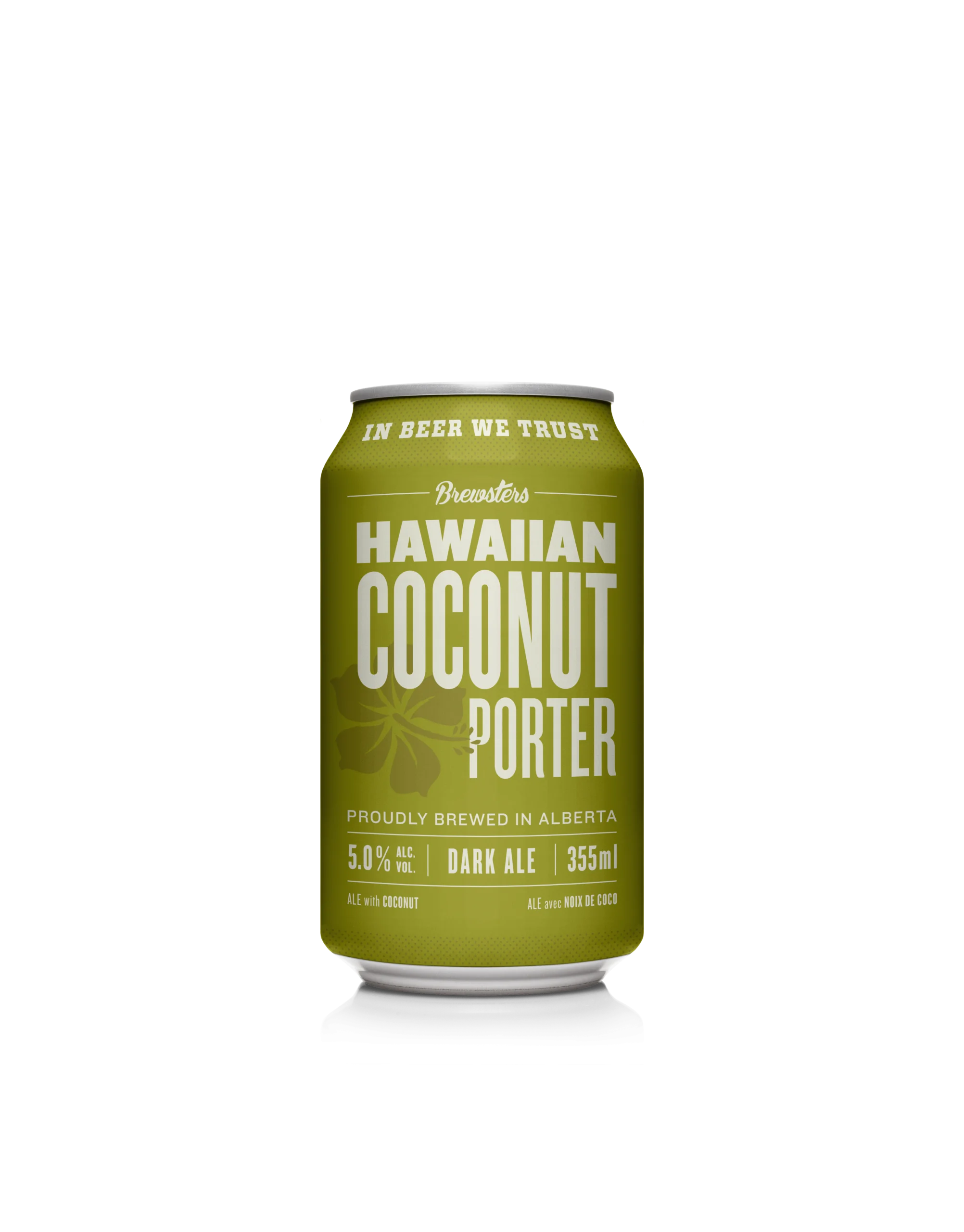 Coconut Porter beer can render